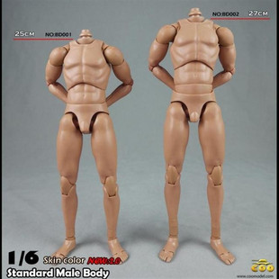 COOMODEL 1/6兵人可动男素体 MB BD001 BD002 2.0 2024升级版现货