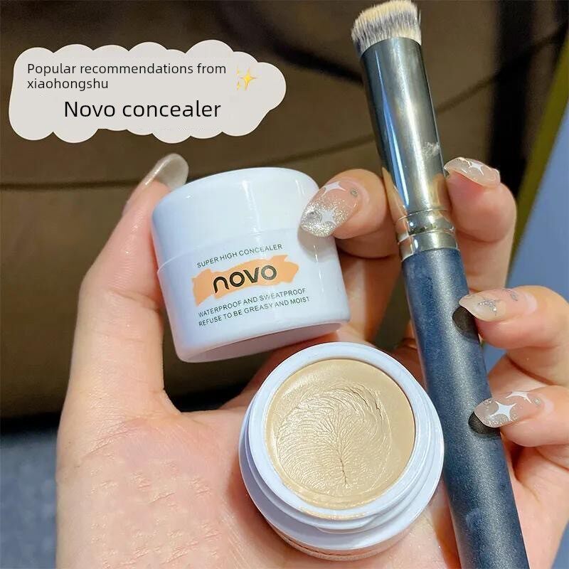 正品novo遮瑕膏化妆师专用遮暇膏遮盖纹身斑点痘印脸部遮瑕盘佳琦