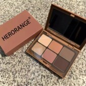 正品 六色眼影盘ins面部综合彩妆盘全哑光修容腮红高光卧蚕提亮一