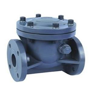 塑料RPP旋启式H44F-10S止回阀