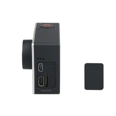 适用GoPro HERO4运动相机数据侧盖银狗黑狗相机数据充电口盖子