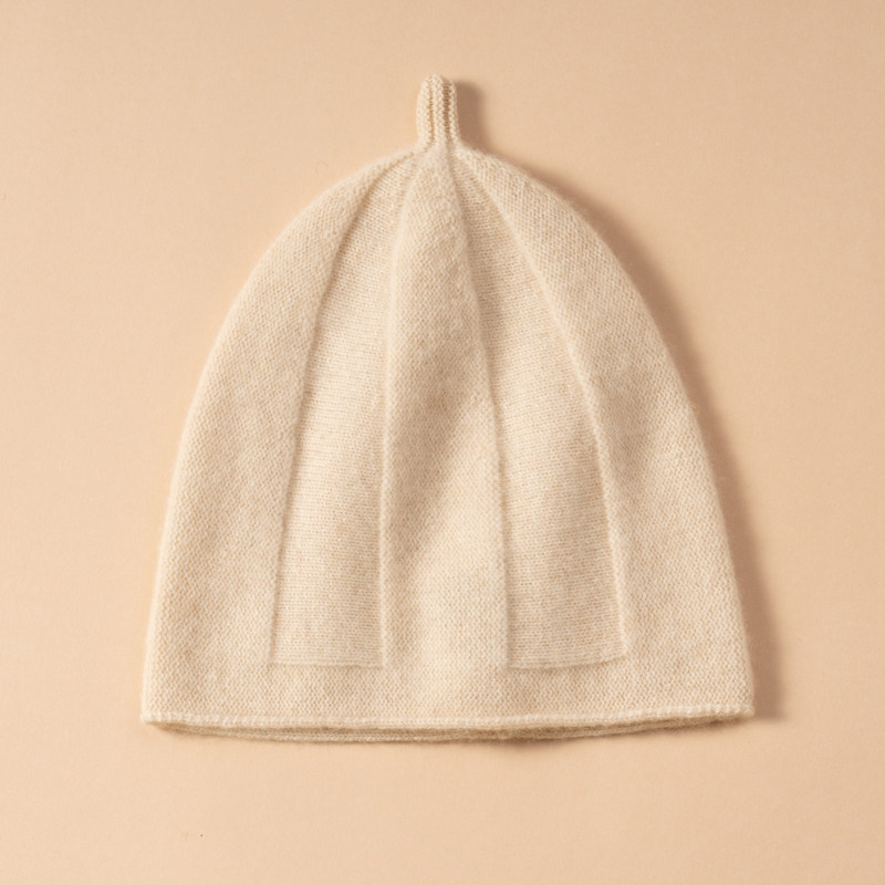 南瓜帽超萌羊绒帽子男女宝宝