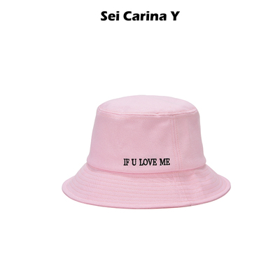 SeiCarinaY IF U LOVE ME渔夫帽遮阳帽女防晒帽子