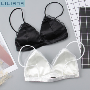 蕾丝裹胸抹胸三角杯文胸