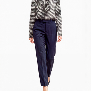 小直筒长裤 百搭高腰显瘦九分裤 通勤OL风 时尚 尤西子2026春新款