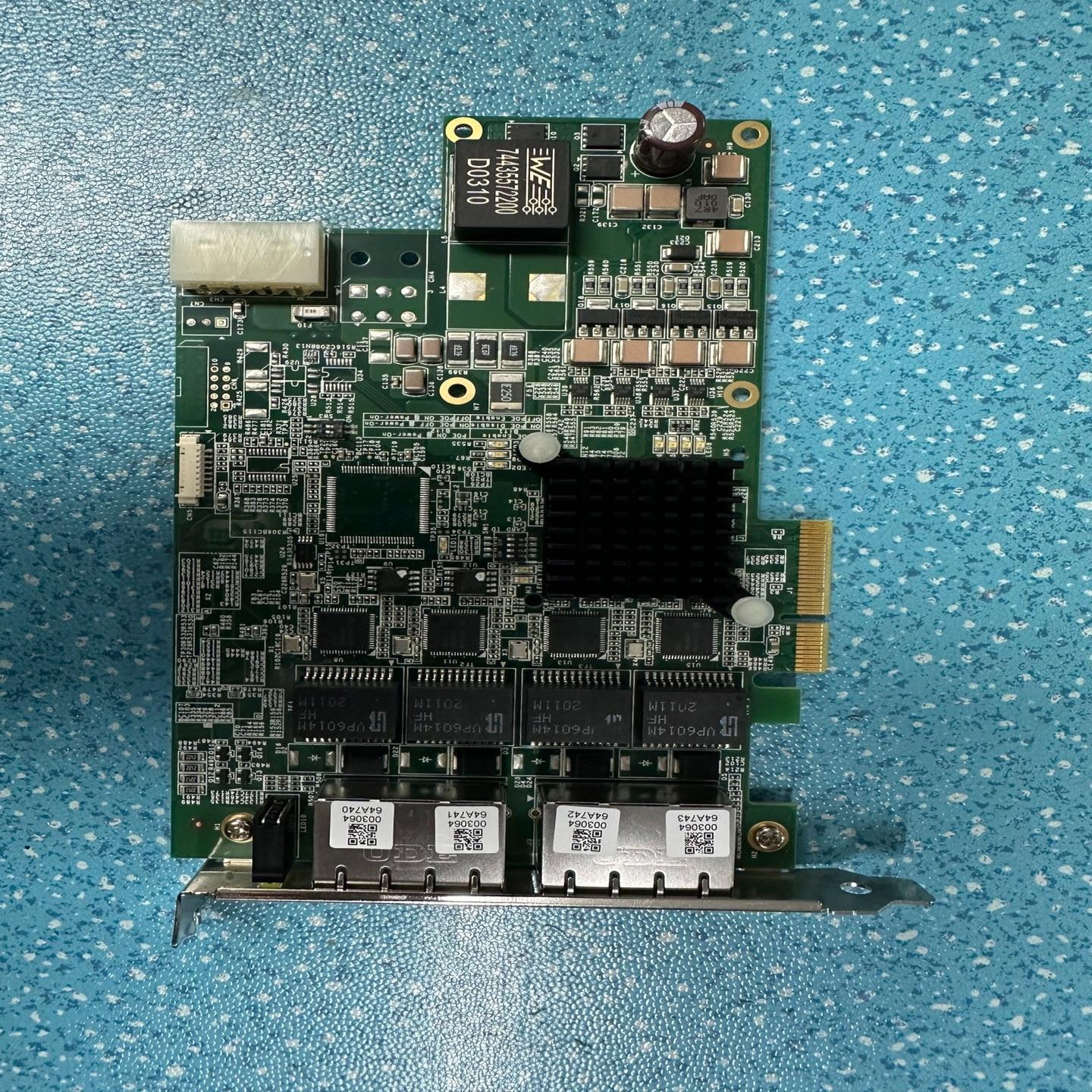 台湾凌华+PCIe-GIE74+4通道PoE网卡图像采集卡P{天意设备}
