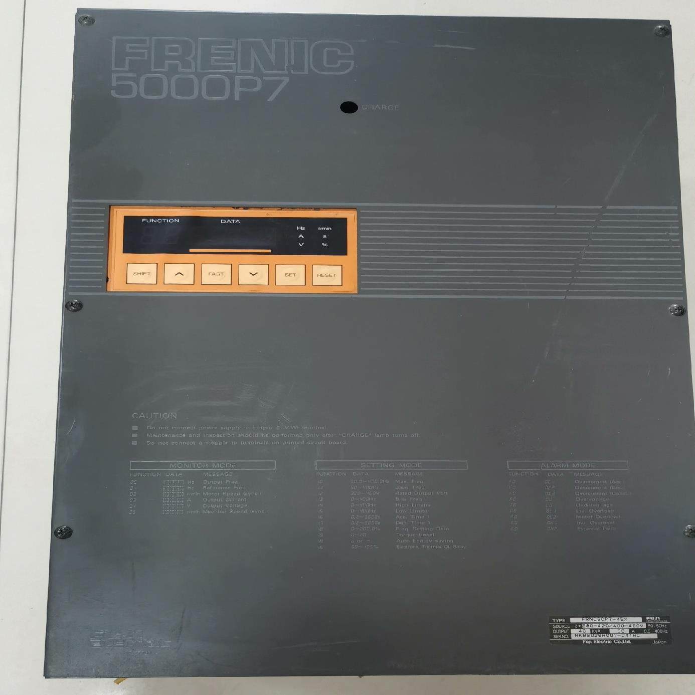 富士变频器 FRN030P7-4EX 46KVA60A实{天意设备}