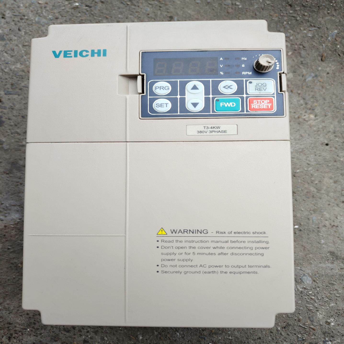 伟创4KW变频器AC80B-T3-004G   实物图{天意设备}