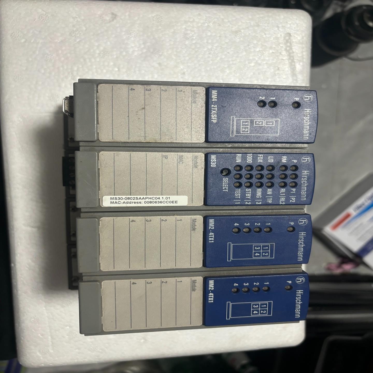 拆机Hirschmann  一组MM2-4TX1两个MS{天意设备}