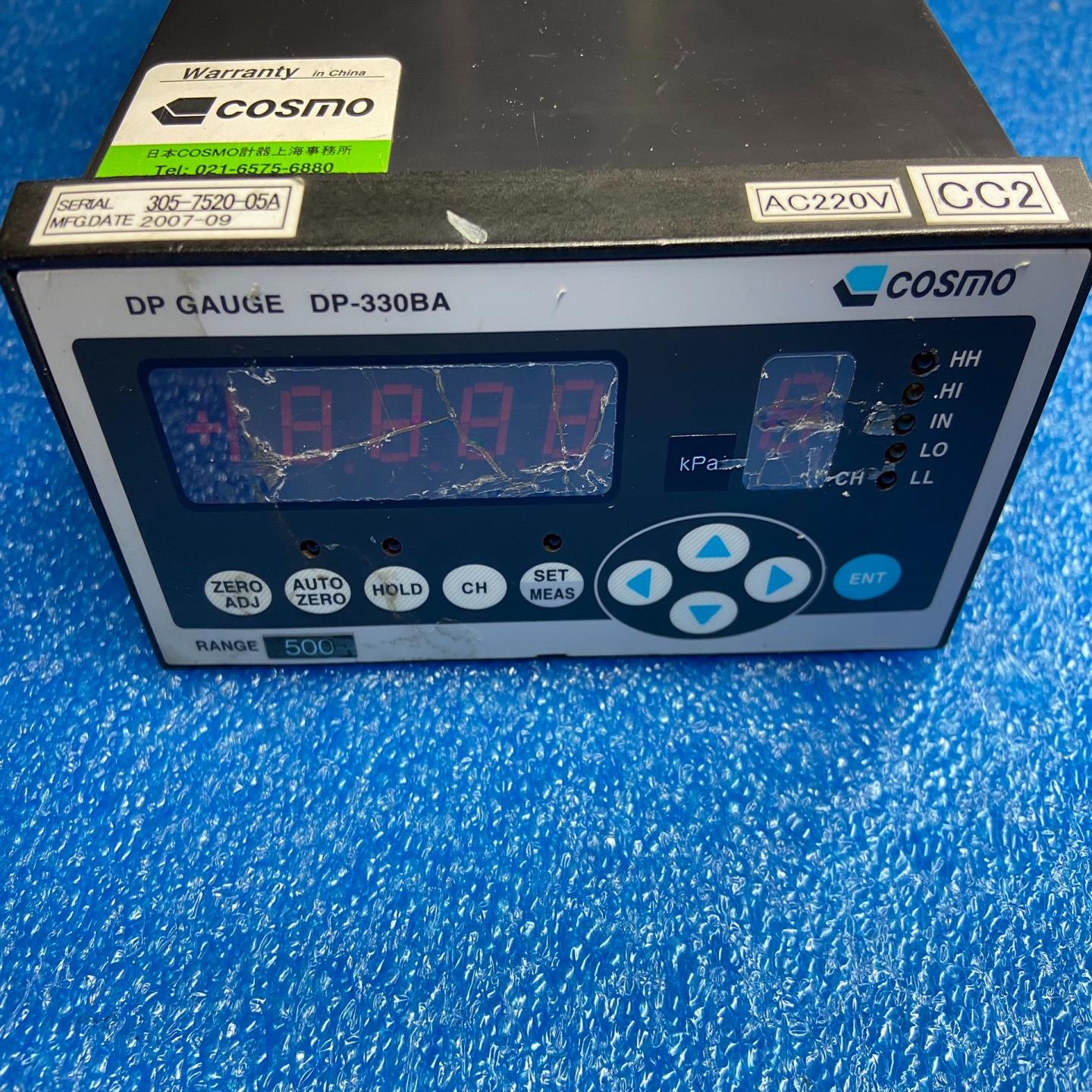 科斯莫COSMO  DP-330BA气压计数器成色如图 实{天意设备}