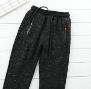 Tide phần mùa xuân và mùa thu bé trai lớn cotton terry cotton căng quần thể thao quần trẻ em quần thường - Quần