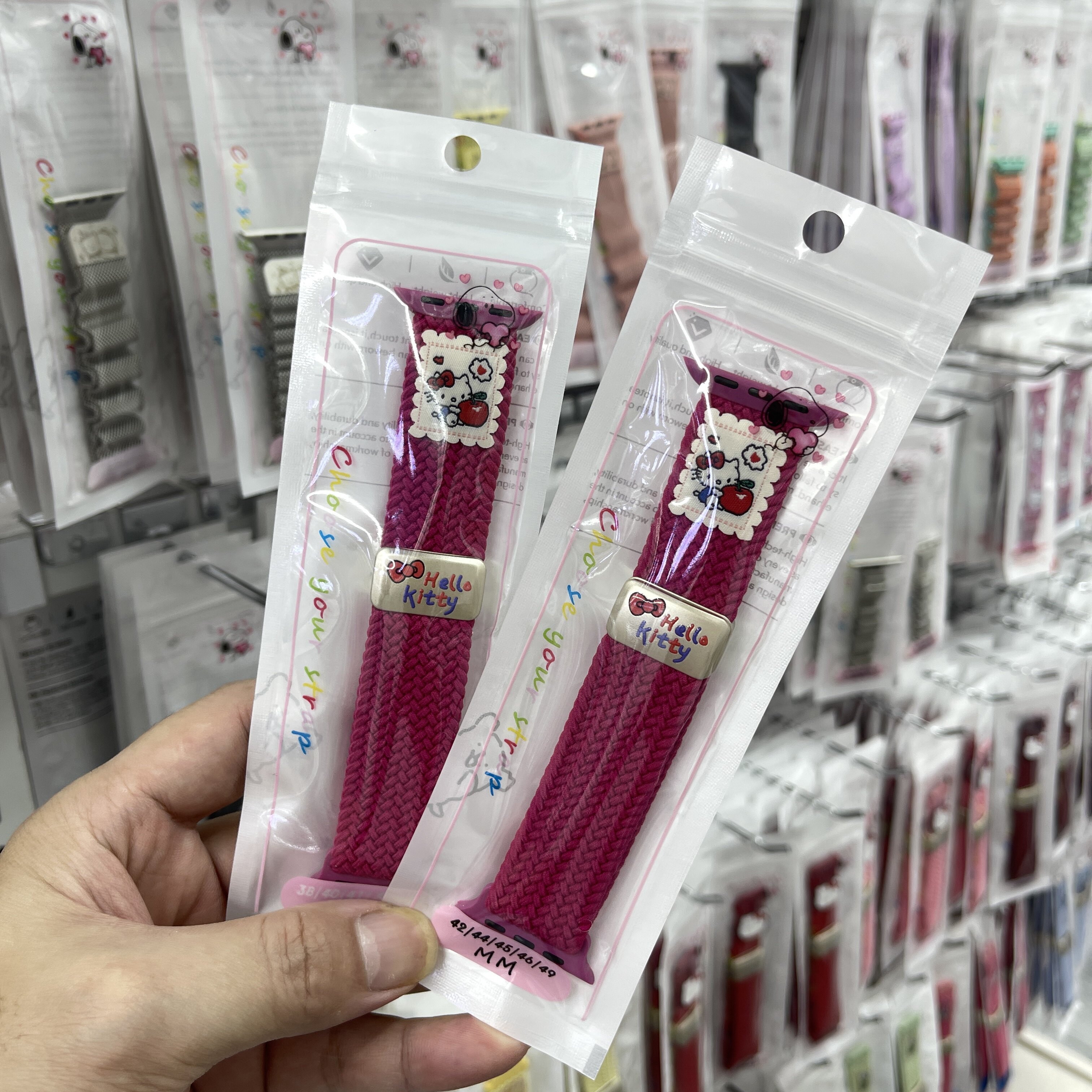 通用接口35MM子腾园/果芯云/好记星5G儿童腕电话手表透气替换表带