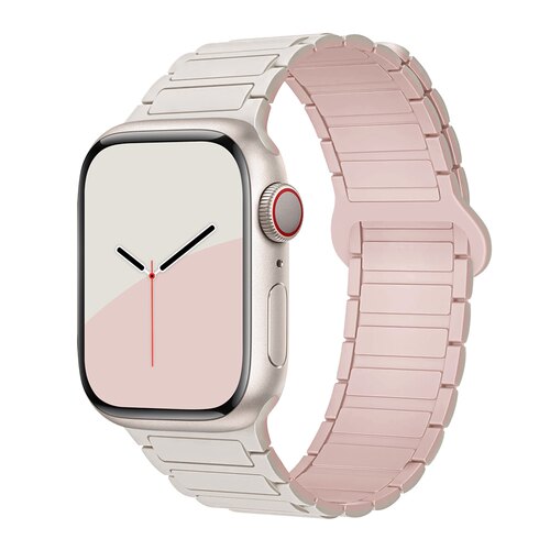 华强北S10手表带APPLEWATCH新款ULTRA硅胶磁吸运动SE表带35MM通用