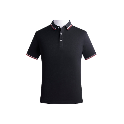 夏季翻领冰丝工作服短袖t恤定制印logo刺绣企业工厂团体服装订做