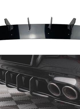 适用奔驰CLA级 C118 CLA35 CLA45 AMG后唇尾唇后刀锋风刀外饰改装