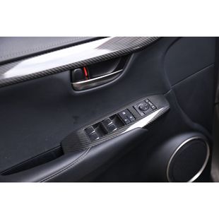 300碳纤维内车门升窗按键控制面板内饰 适用于LEXUS雷克萨斯NX200