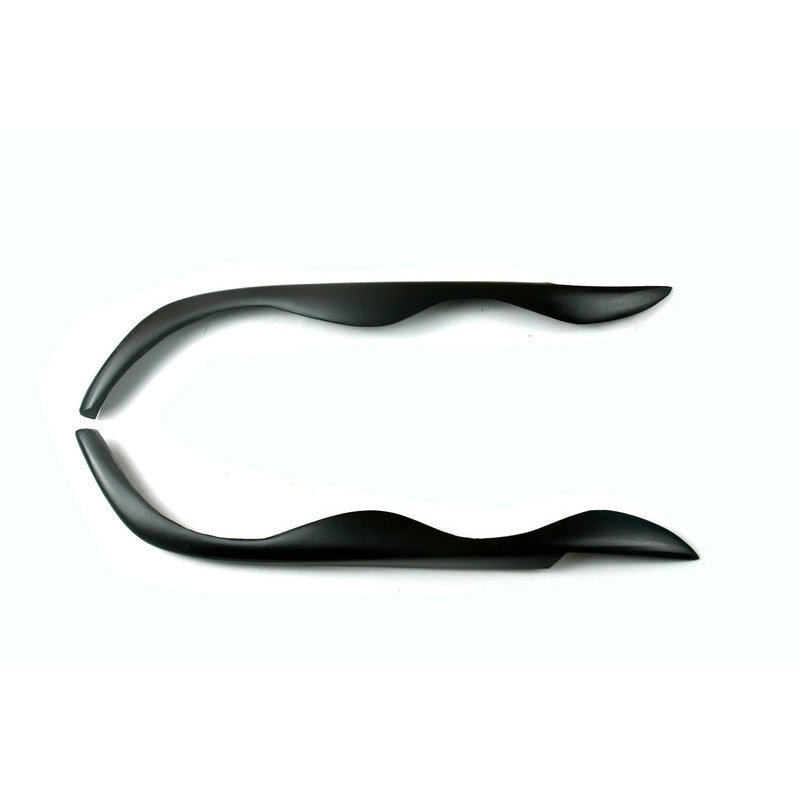 适用于宝马E46黑色树脂改装灯眉 眼眉 大灯装饰条贴件