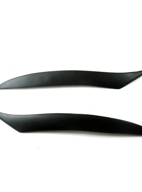 适用于09-12款RX8黑色树脂改装灯眉 眼眉 大灯装饰贴件