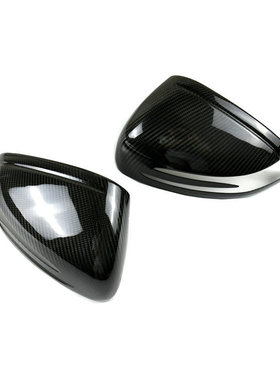 适用于奔驰R172 R197 R231 SLK200 SLC SL碳纤维改装后视镜罩贴件