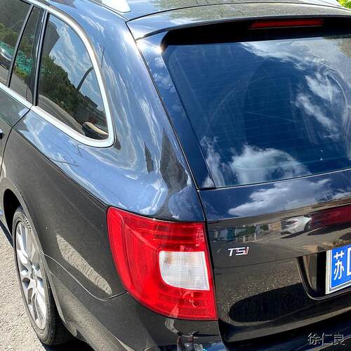 适用Skoda速派 Superb Estate B6 2008-2015 侧翼尾翼扰流板改装
