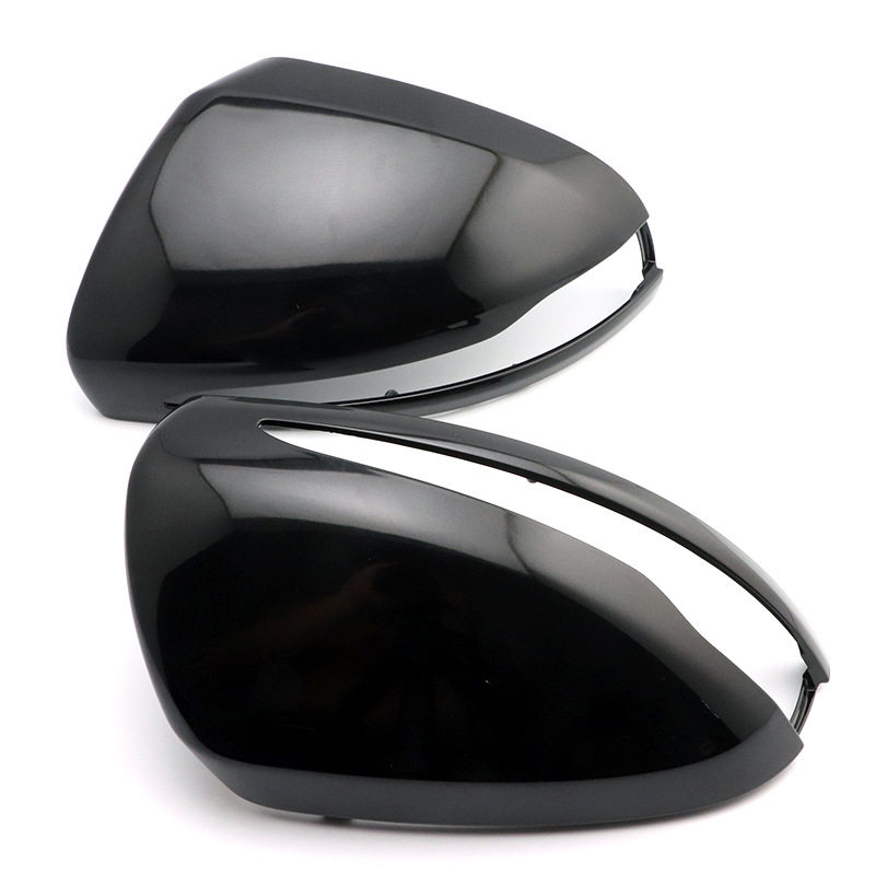 适用于奔驰B C E S CLS GLA/B/C级W205/213亮黑替换后视镜壳罩