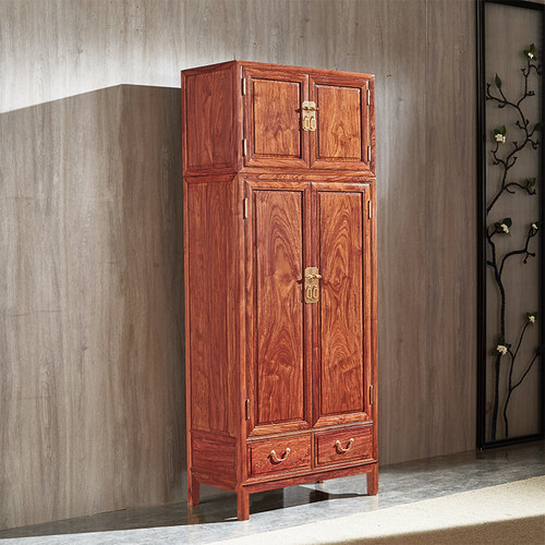 红木衣柜家用卧室刺猬紫檀承宝轩
