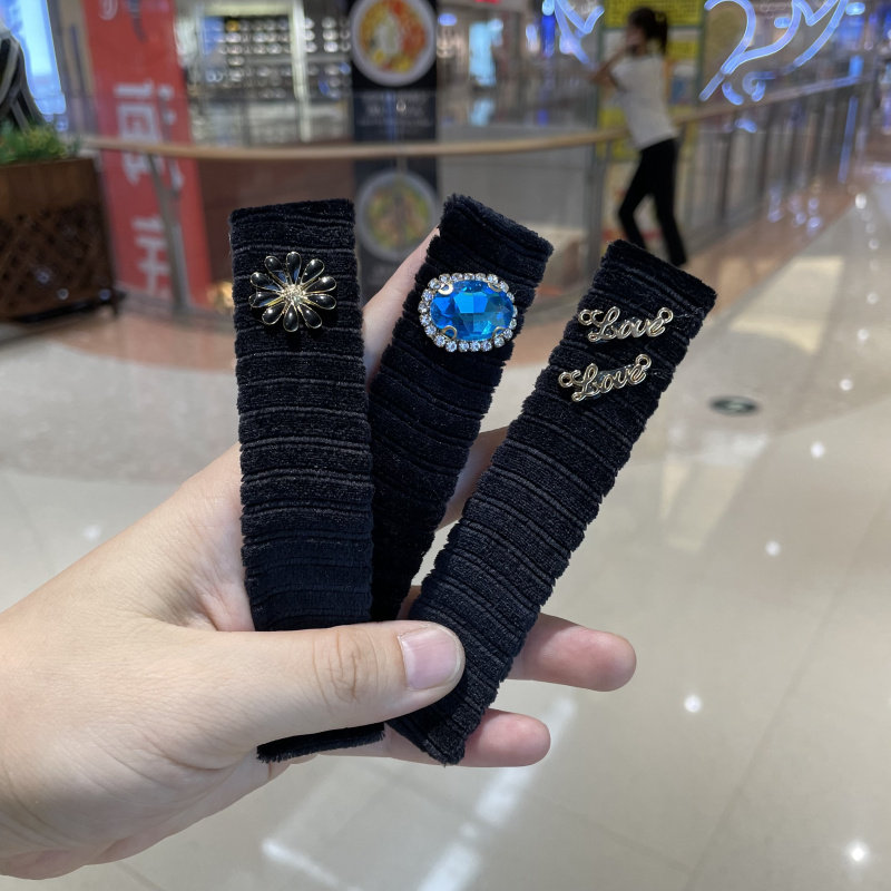 新款洗脸化妆健身运动瑜伽学习整理毛躁碎发长条发贴魔法贴魔术贴