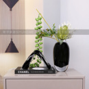 搭配套装 样板房间卧室装 饰品床头柜摆件玻璃花瓶水晶摆件家饰软装