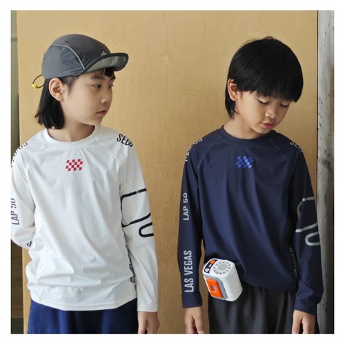 ppapa运动赛车风速干衣儿童长袖