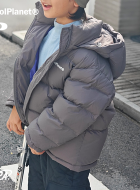 ppapa 面包服三防90鸭绒保暖羽绒连帽可拆男女童中大童 1013065