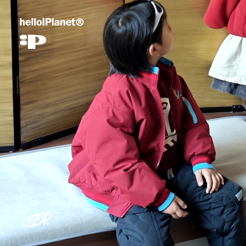 ppapa 吉祥蛇廓形宽松棒球服冬款长袖棉衣风衣夹棉棉服 1013067