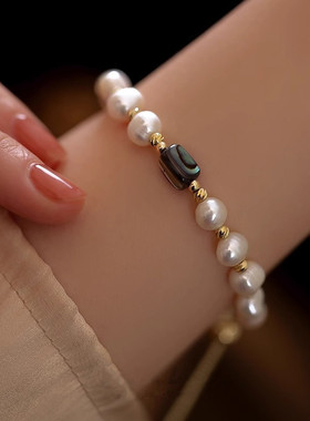 ins风淡水珍珠手链轻奢小众