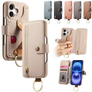 背粘式翻盖手机皮套适用苹果16手机壳插卡iPhone16外壳苹果14翻盖式13全包防摔12商务11复古XR插卡皮套保护套
