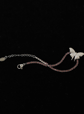 灵动手链唯美彩钻新中式蝴蝶腕蝶