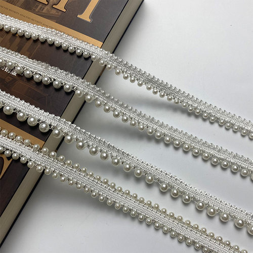 珍珠花边辅料diy装饰带