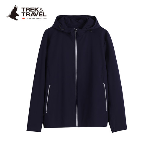 TREKTRAVEL德国飞鹰连帽夹克男