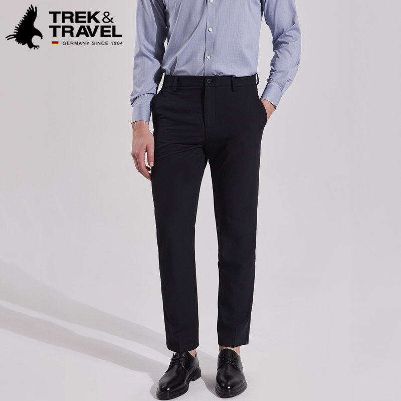 【商场同款】TREKTRAVEL德国飞鹰男士休闲裤新品薄款商务休闲长裤