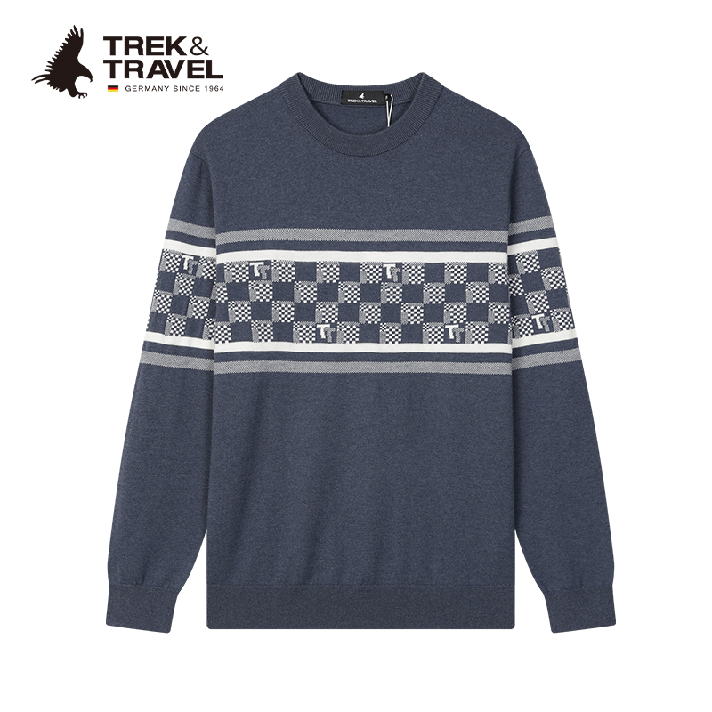 TREKTRAVEL德国飞鹰羊毛针织衫男