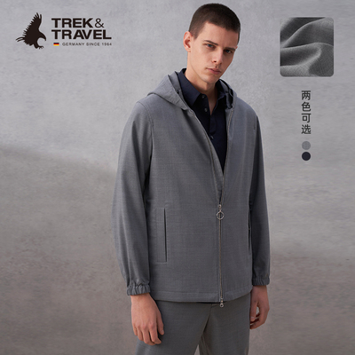 TREK＆TRAVEL连帽春季夹克外套