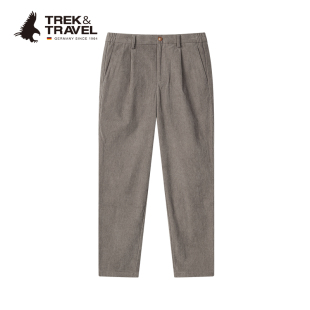 男式 TREKTRAVEL德国飞鹰休闲裤 春季 新款 子 百搭直筒长裤 灯芯绒