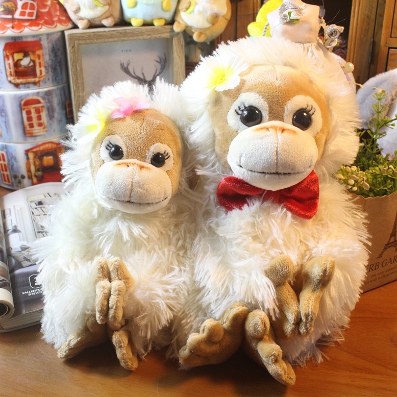 日单 正版 baby coco 猩猩 猴子公仔戴领结的可爱小猴子毛绒玩具