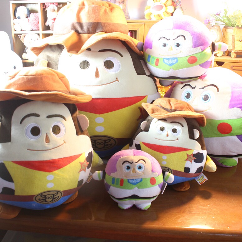 日单正版玩具总动员3 胡迪 伍迪 巴斯光年 超柔弹力 公仔 玩偶