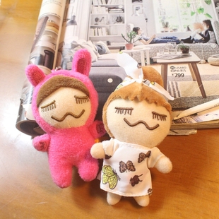 日单maison de reefur 梨花娃娃 毛绒 公仔 挂饰