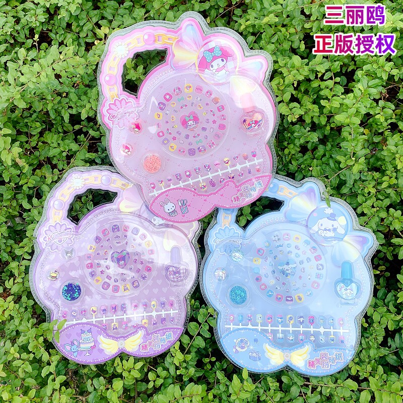 儿童指甲贴卡通美甲套装无毒无味