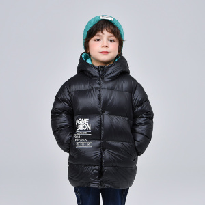 未来之星2023新款童装羽绒服男女童中小童加厚外套简约儿童面包服