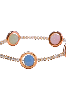 茗琳采用施华洛元素水晶手链 女款 奇妙少女手链ins小众设计