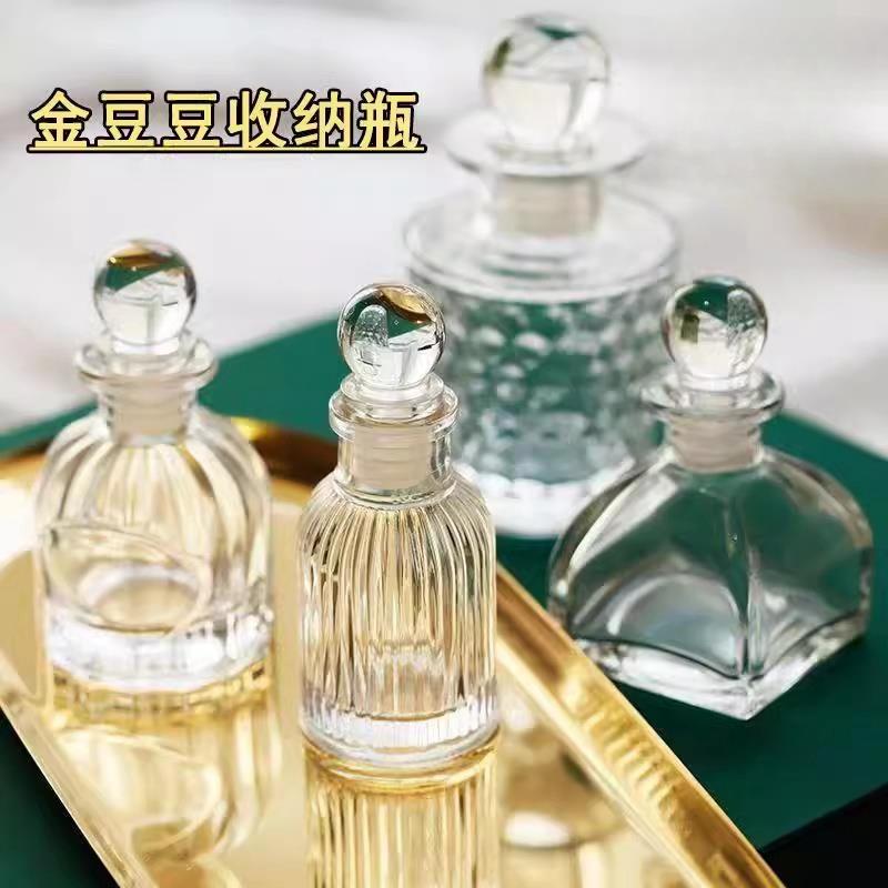 复古森林法式轻奢复古浮雕玻璃香水瓶香薰瓶储物装饰摆件拍照道具