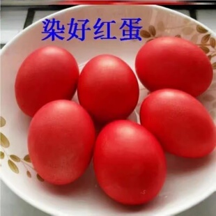 染红鸡蛋染料洋红染鸡蛋的红粉染色结婚染红花生染料婚庆专用