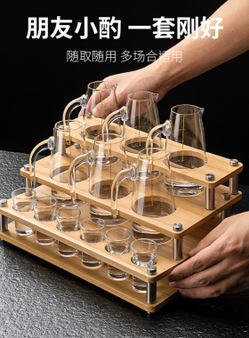 高端大气玻璃展示柜乔迁送礼