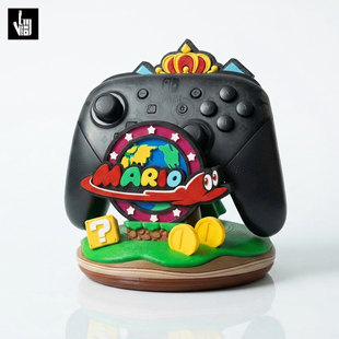 创意马里奥手柄支架适用switch/PS5/XBOX游戏手柄底座手机支架